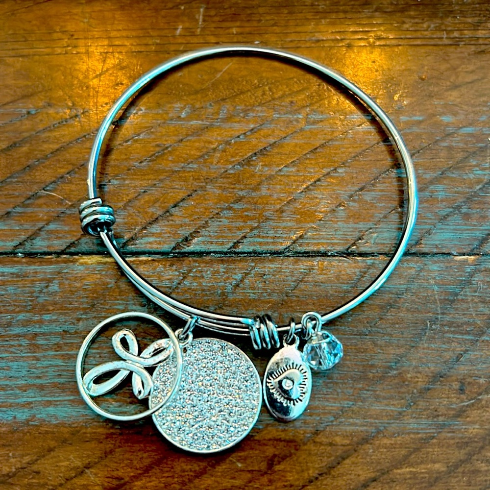 Faith Silver Bracelet